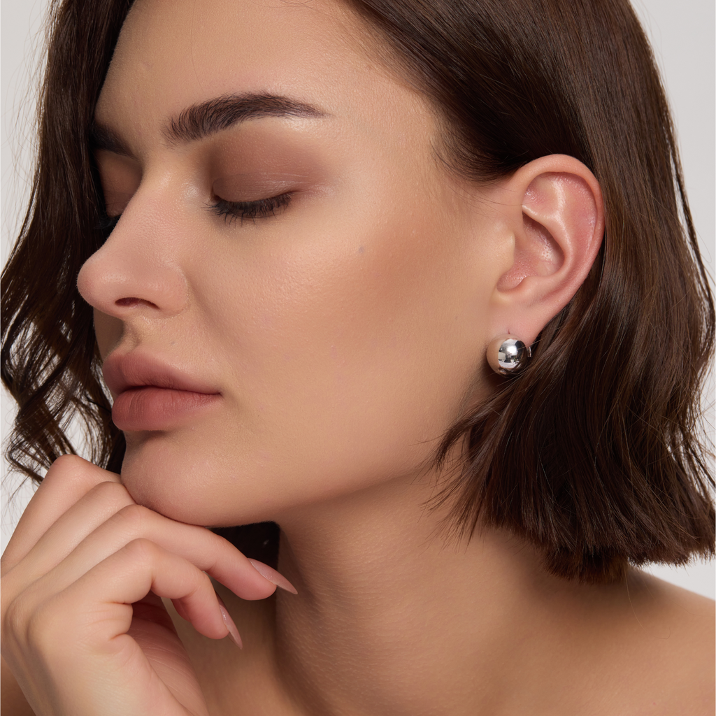 Azhar Cosmos Earrings （Silver）