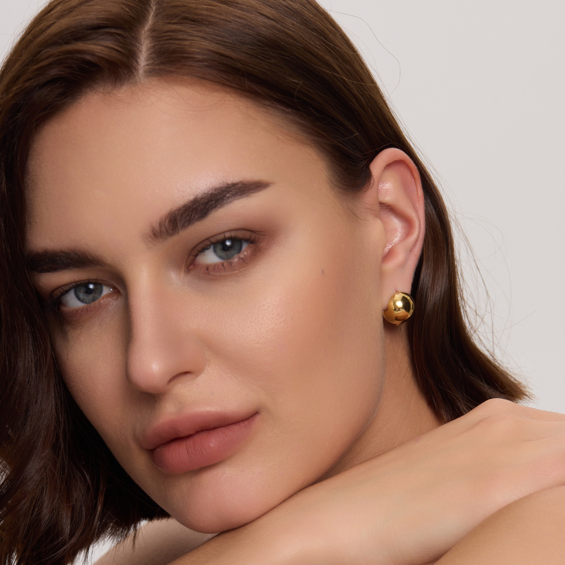 Azhar Cosmos Earrings（Gold）