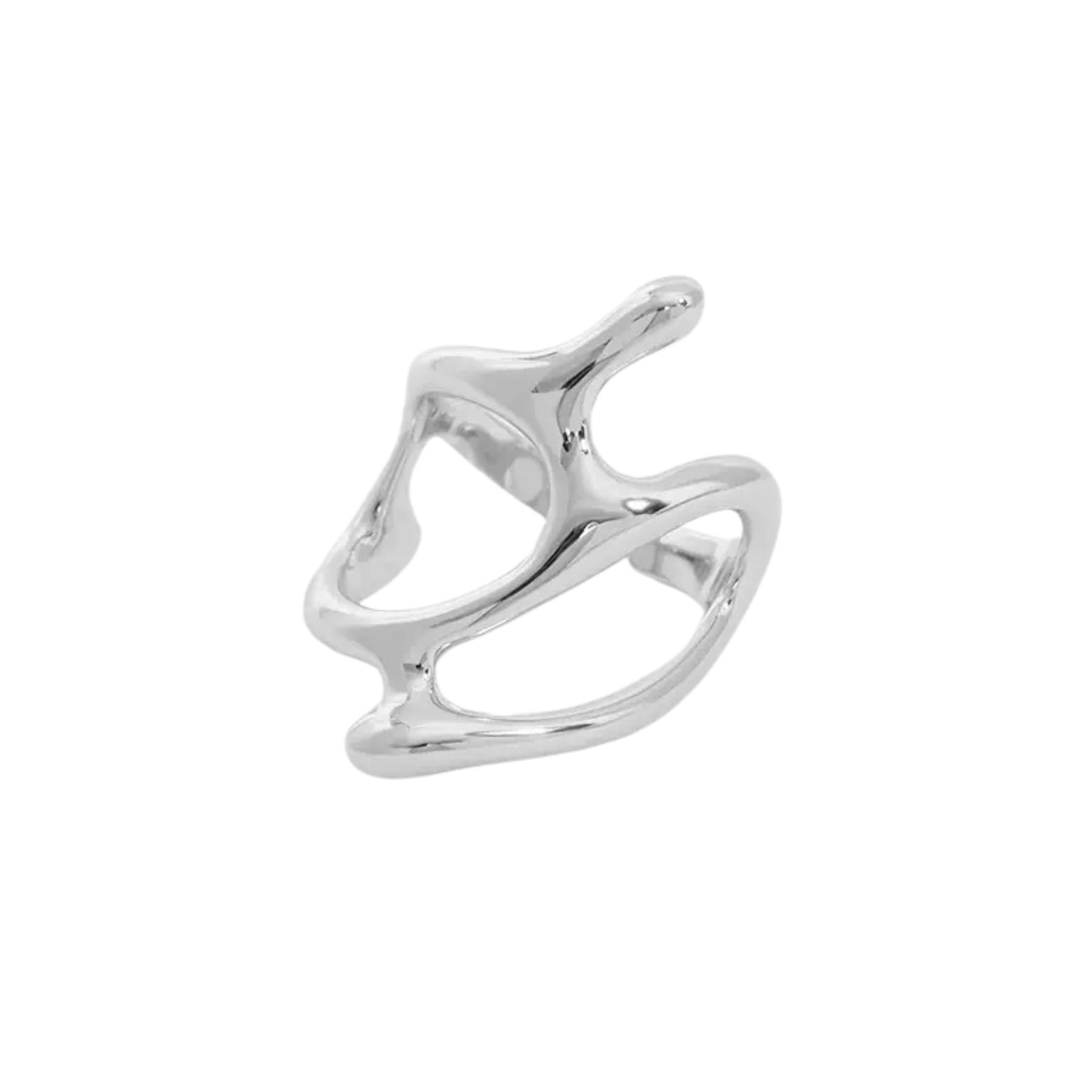 Splashing Water Ring II (Silver)