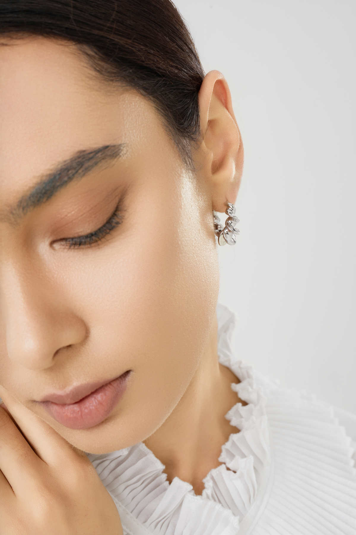 Spiral Conch Hoops