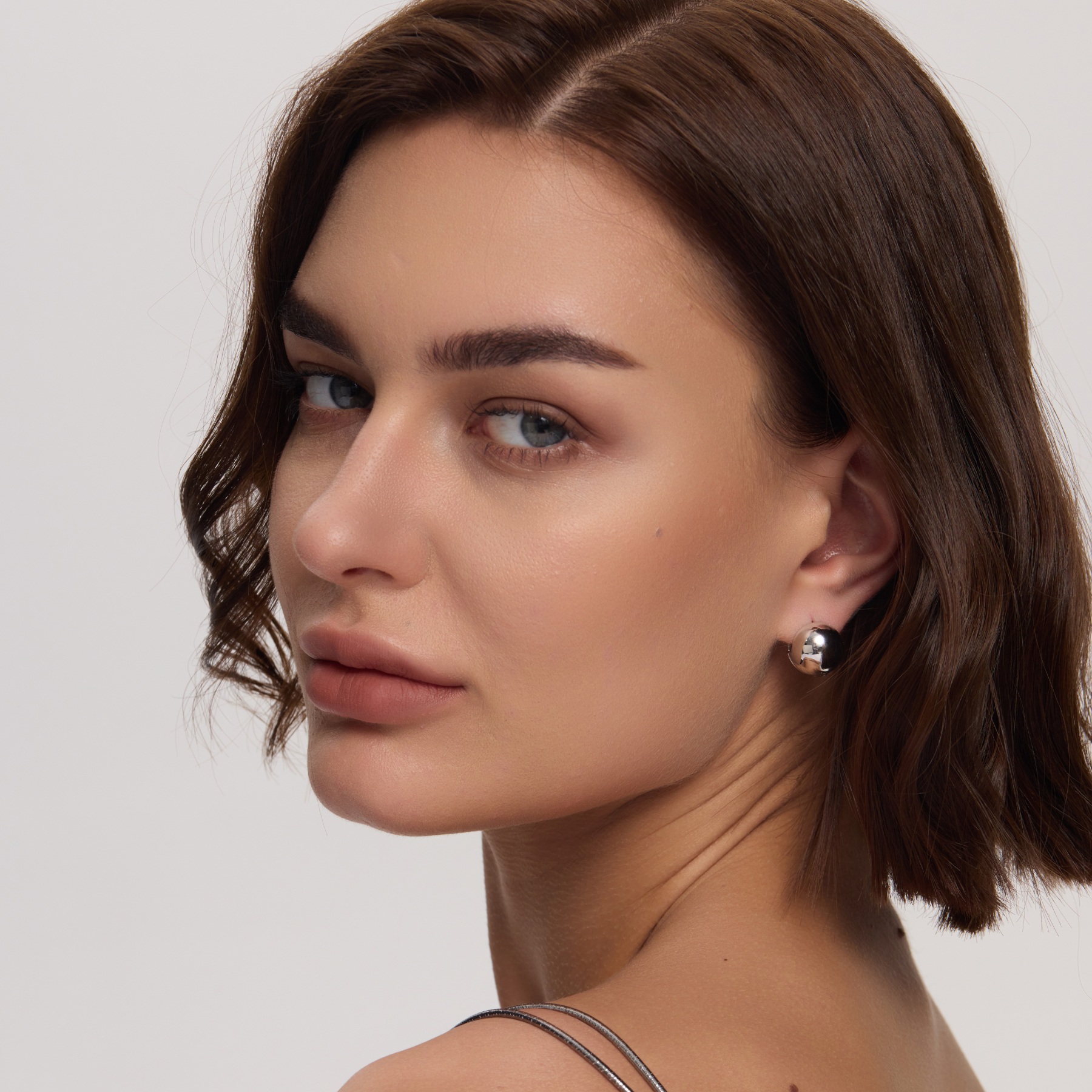 Azhar Cosmos Earrings （Silver）