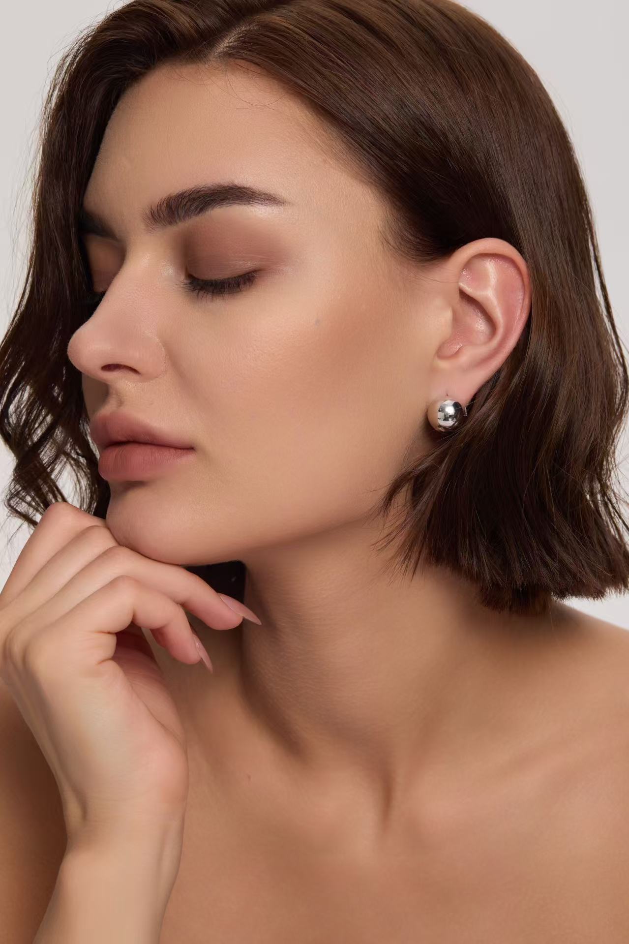 Azhar Cosmos Earrings （Silver） - Samarina Jewelry