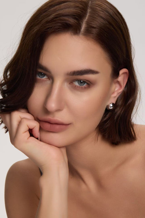 Azhar Cosmos Earrings （Silver） - Samarina Jewelry