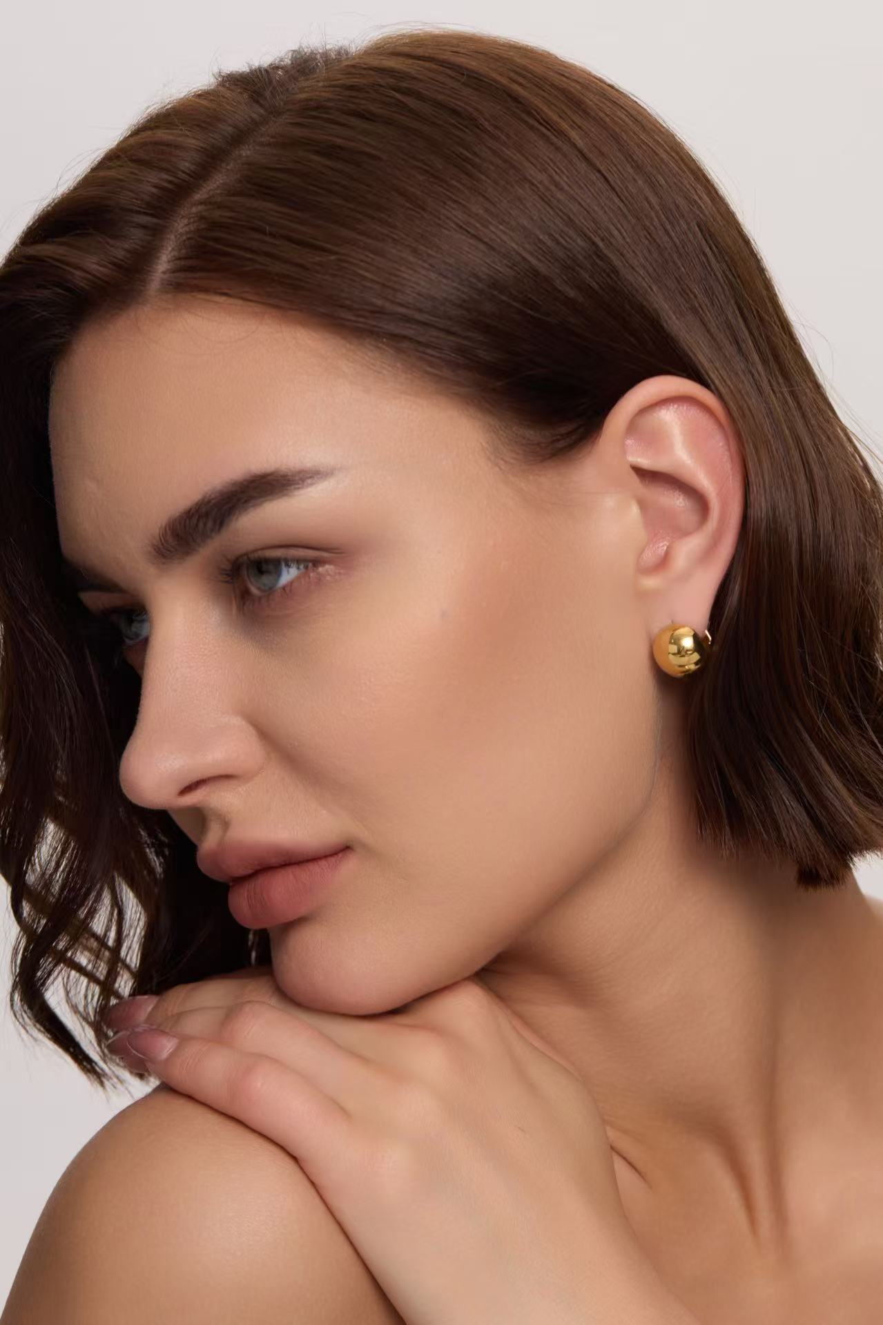 Azhar Cosmos Earrings（Gold） - Samarina Jewelry