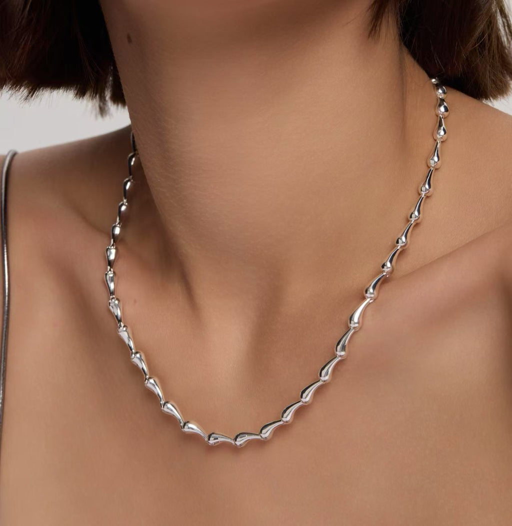 Droplet Rhythm Necklace - Samarina Jewelry