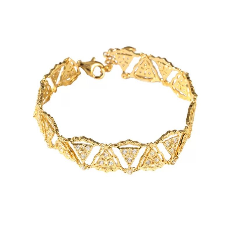 Glow of Legend Triangle Bracelet - Samarina Jewelry