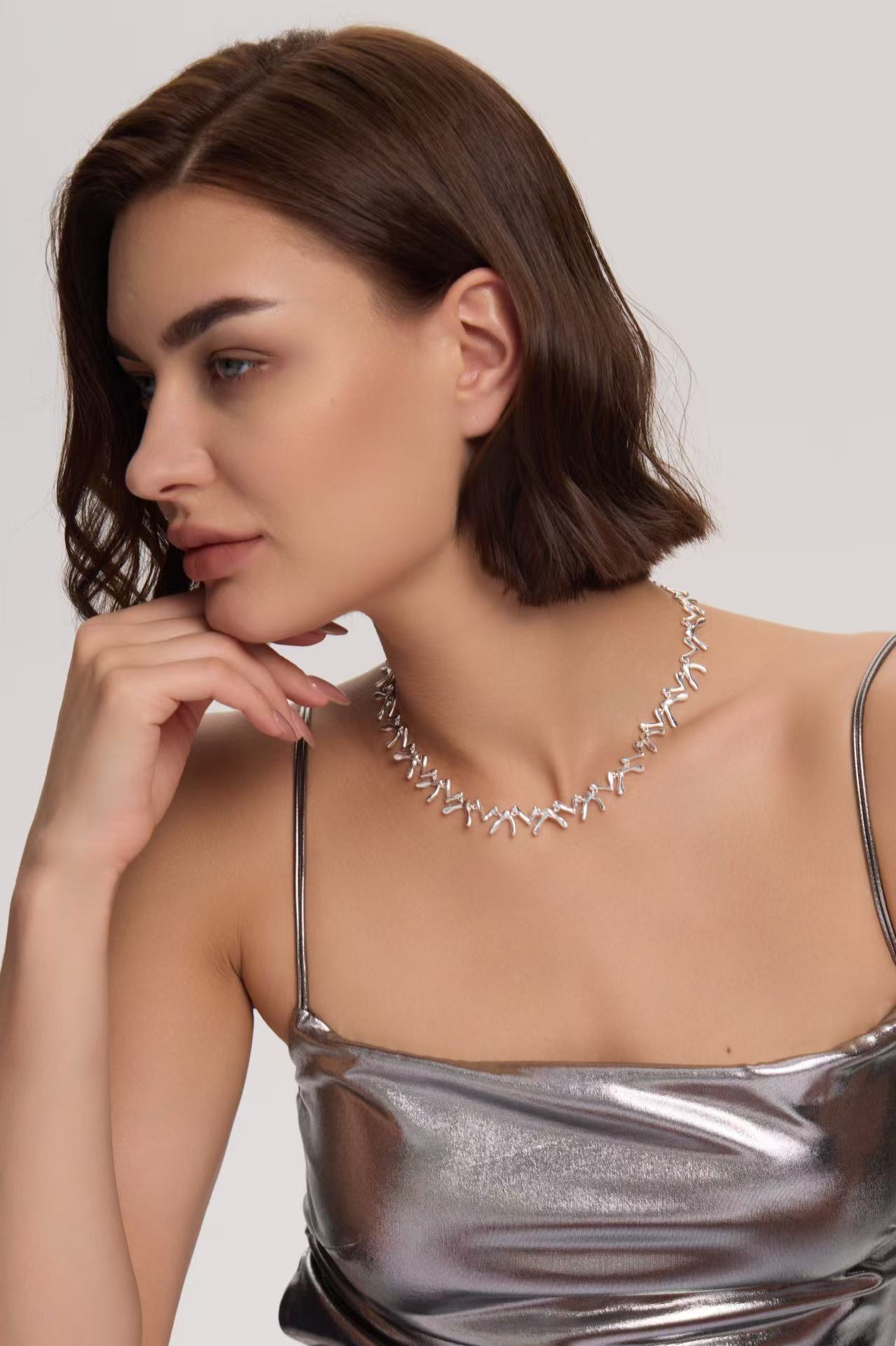 Whispers of Coral Necklace - Samarina Jewelry